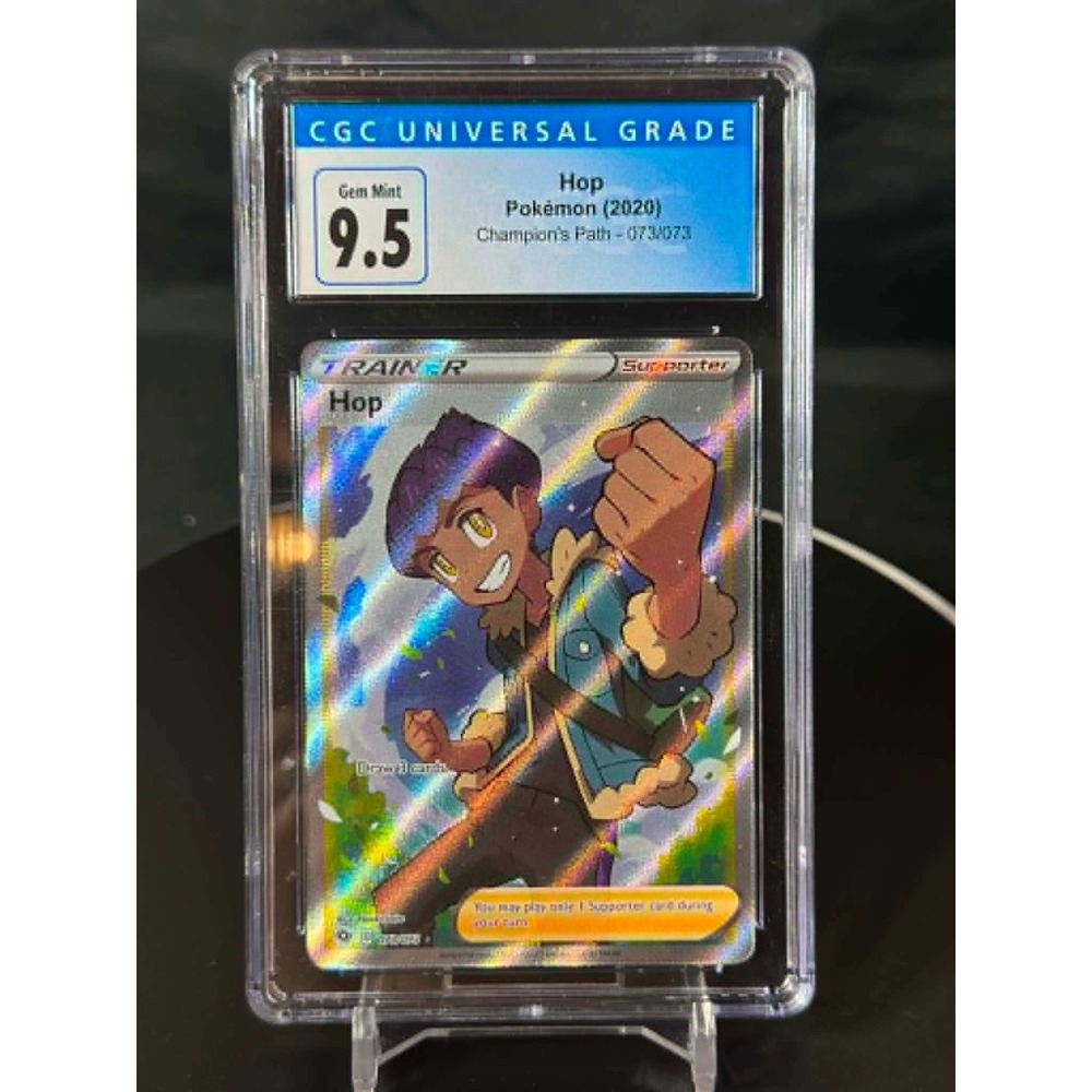 Pokemon Hop Full Art Trainer Champions Path 073/073 CGC 9.5‎ Gem Mint 2020 Card